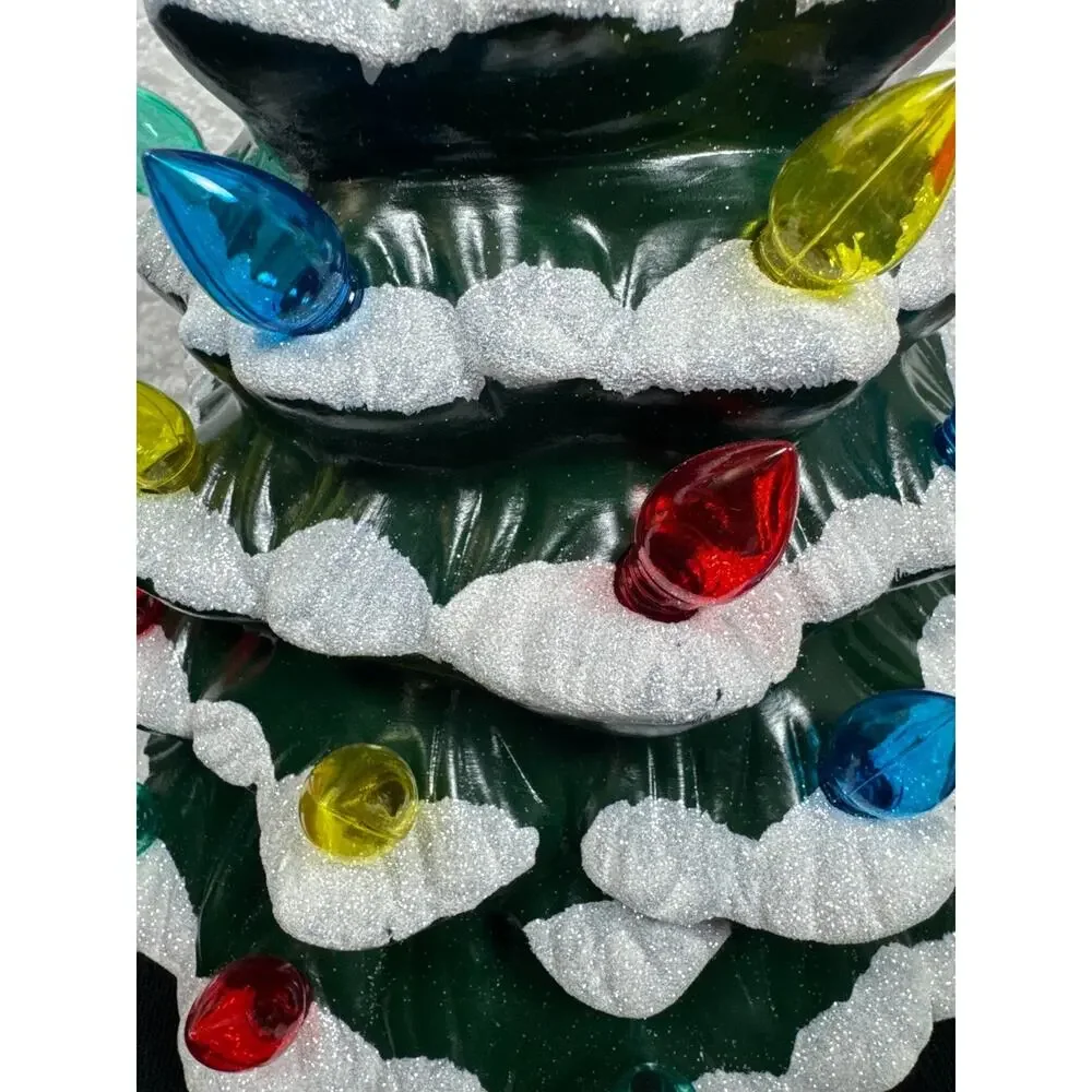 Cracker Barrel 19 Inch Nostalgic Ceramic Light Up Tree #534081 - Tested
